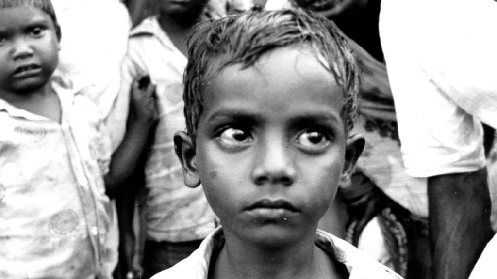 En liten pojke i Indien på 40-talet.